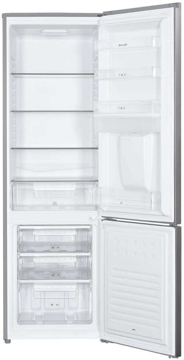 lednice kombinovaná mrazák dole Brandt BFC8560NW