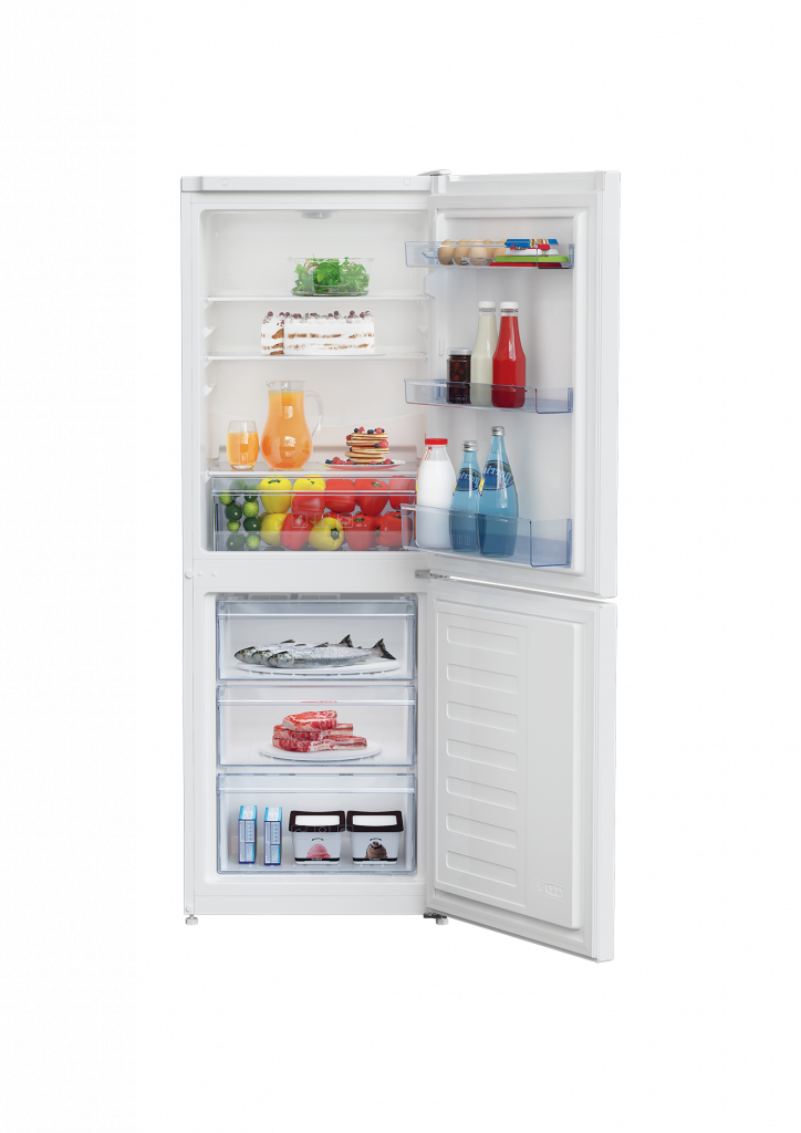 lednice kombinovaná mrazák dole Beko RCSA270K30XN