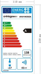 vestavná vinotéka Avintage AVI82CDZA