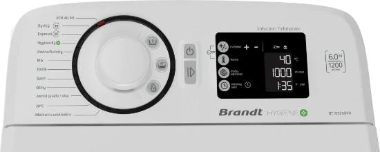 pračka vrchem plněná Brandt BT16525QRN