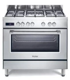 kombinovaný sporák Haier HGM95TC1XS nerez š.90 cm