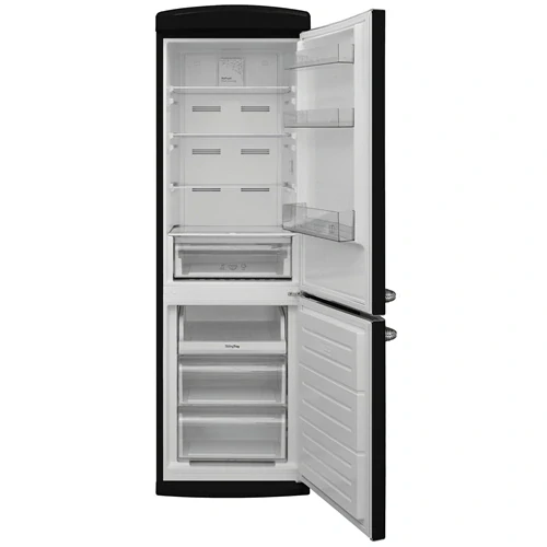 lednice kombinovaná mrazák dole Finlux FXCA 31330 BLE RETRO