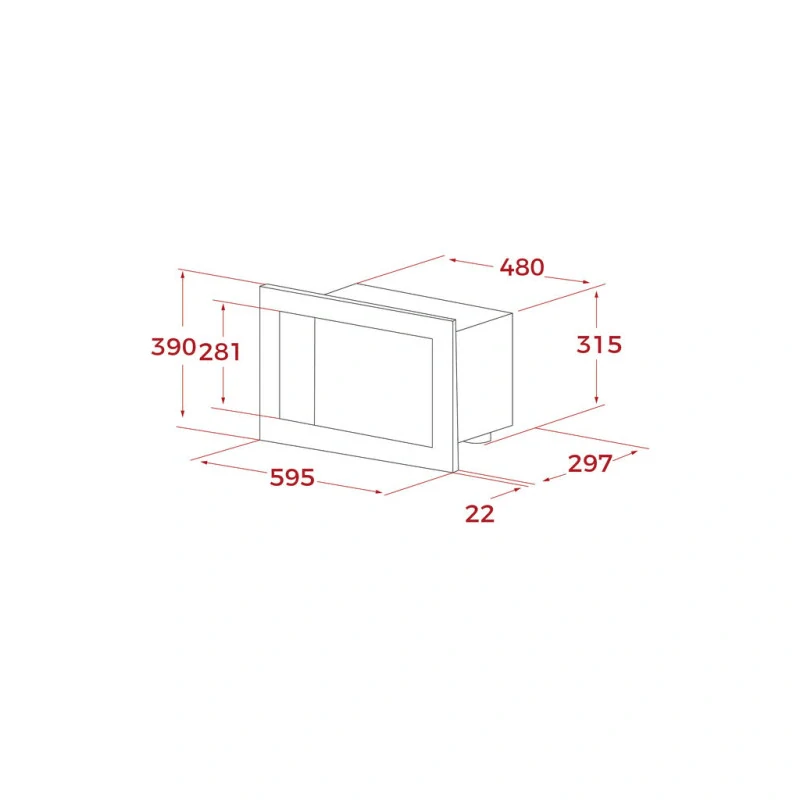 vestavná mikrovlnná trouba Teka ML 8200 BIS W