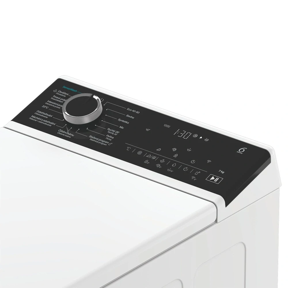 pračka vrchem plněná Whirlpool TW721WBCVSWCS