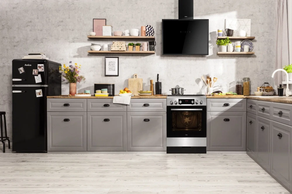Komínová digestoř Amica OKP6558S STUDIO