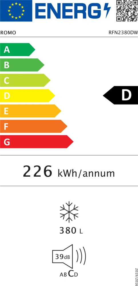 mrazák šuplíkový Romo RFN2380W