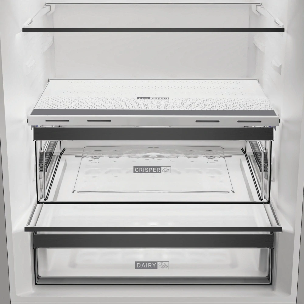 lednice kombinovaná mrazák dole Whirlpool WHK2 6494 X6E