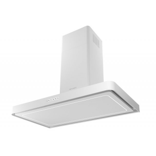 Komínová digestoř T-LIGHT EV8 WH MATT A90