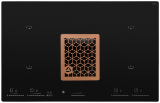 indukční varná deska s integrovaným odsavačem Wizard Copper (CDB8001CR)