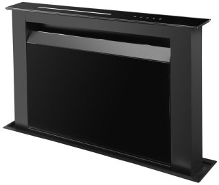 Výsuvná digestoř z pracovní desky Moondraft Black (CDB9001CC)