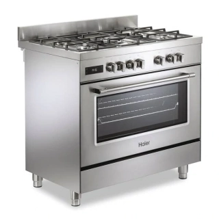 kombinovaný sporák Haier HGM95TC1XS nerez š.90 cm
